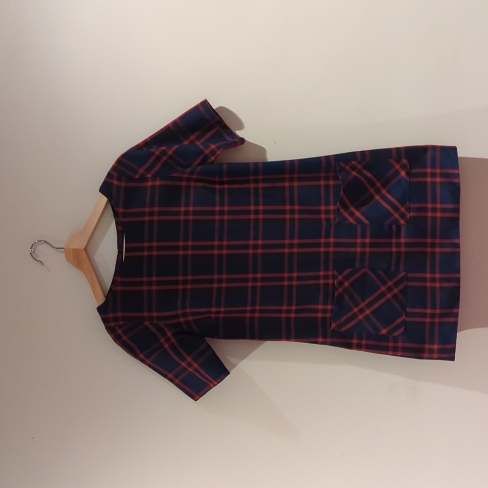 Dorothy Perkins vintage plaid mini dress